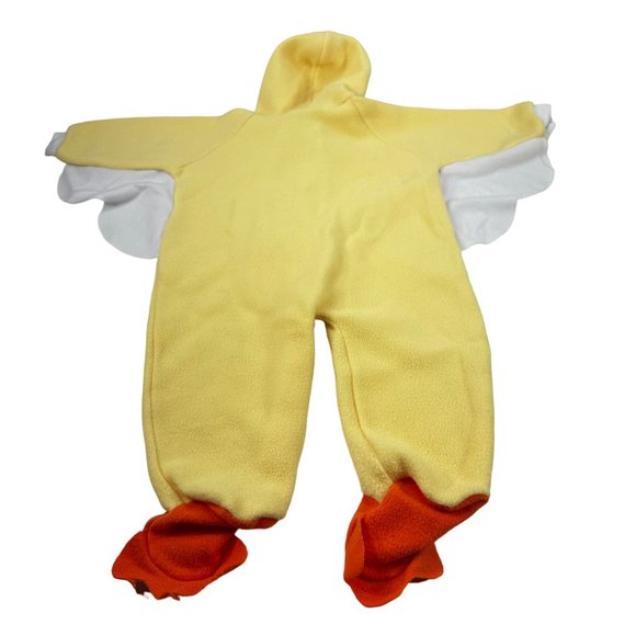 Simply Basics Baby Size 6-9 Month Duck One Piece Sleeper Yellow Preowned - Picture 2 of 15